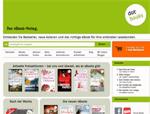 Tablet Screenshot of dotbooks.de
